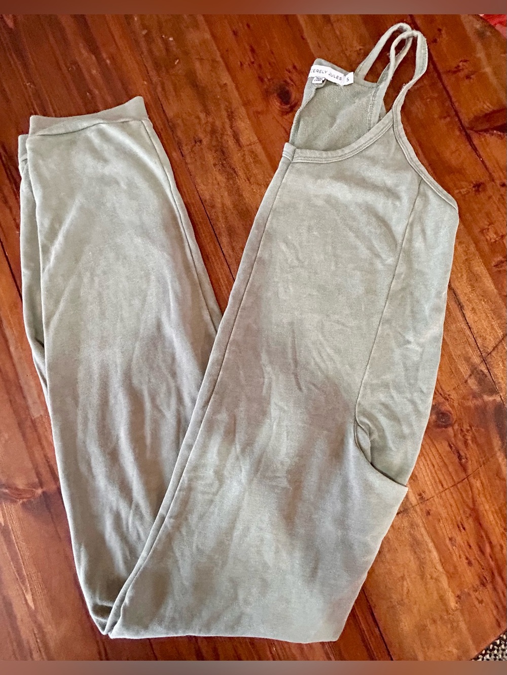 Sincerely Jules Dark Green Romper